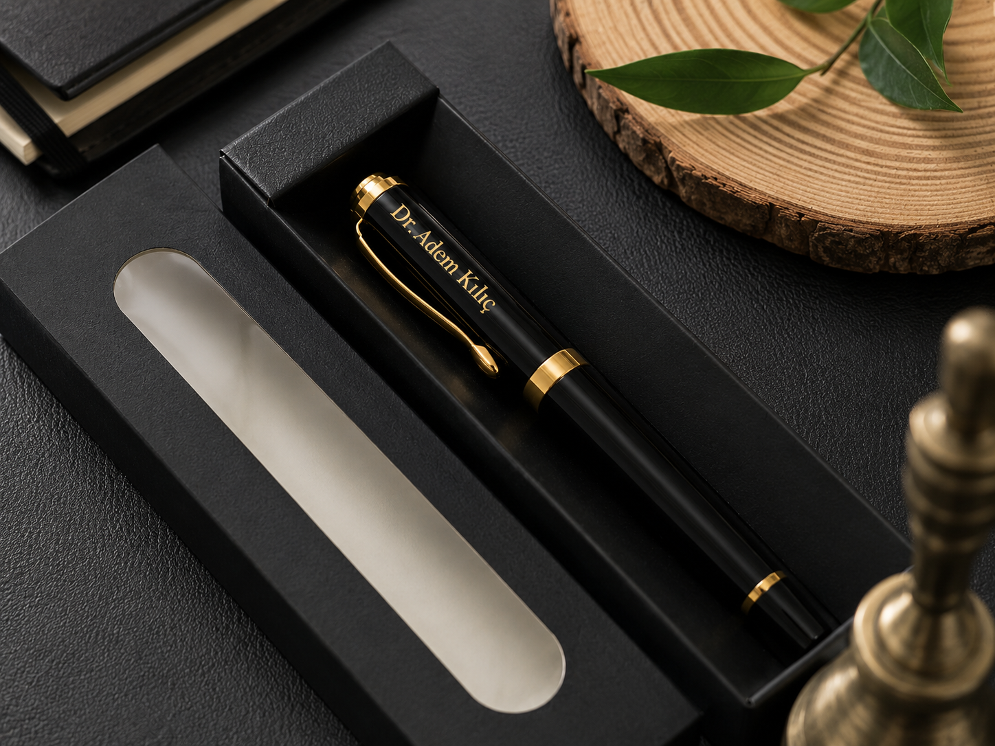 Kişiye Özel İsim ve Unvan Baskılı Premium Metal Kalem
