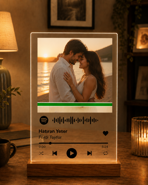 Ferdi Tayfur - Hatıran Yeter Spotify QR Kodlu Müzik Plakası