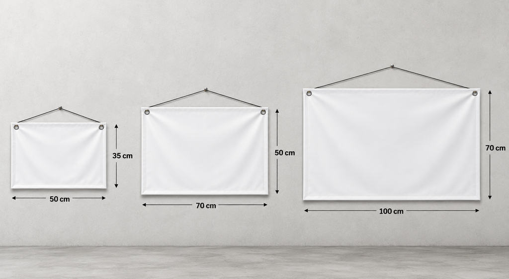 Kiralık 2+1 Daire Branda İlanı – Kişiye Özel Telefon Numaralı Vinil Branda | 35x50 - 50x70 - 70x100 cm